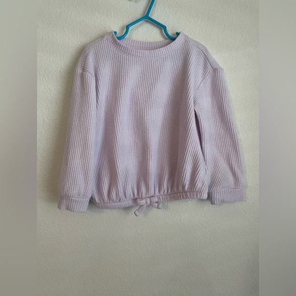 Cat and Jack toddler girls lavender waffle knit top size 4T - Picture 5 of 5
